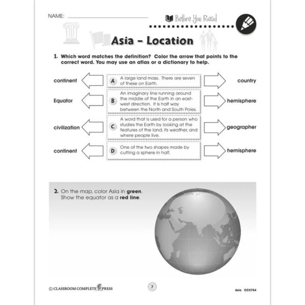Asia Resource Book, Grade 5-8