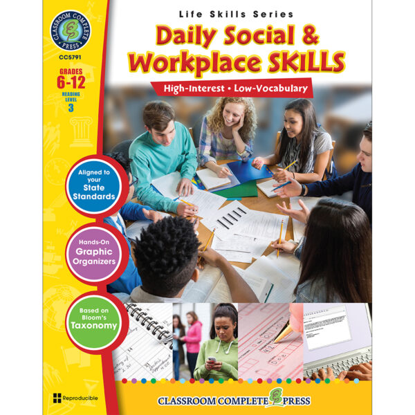 ERSCCP5791.jpg Daily Social & Workplace Skills Book, Grade 6-12