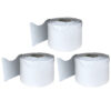 White Rolled Scalloped Border, 2-1-4 Inch x 65 Feet Per Roll, Pack of 3