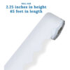 White Rolled Scalloped Border, 2-1-4 Inch x 65 Feet Per Roll, Pack of 3