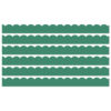 Grow Together Jade Green Scalloped Borders, 39 Feet Per Pack, 6 Packs