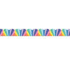 We Stick Together Rainbow Burst Scalloped Bulletin Board Borders, 39 Feet Per Pack, 6 Packs