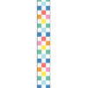 We Stick Together Checkered Rainbow Straight Bulletin Board Borders, 36 Feet Per Pack, 6 Packs