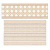 True to You Woven Cane Straight Bulletin Board Borders, 36 Feet Per Pack, 6 Packs