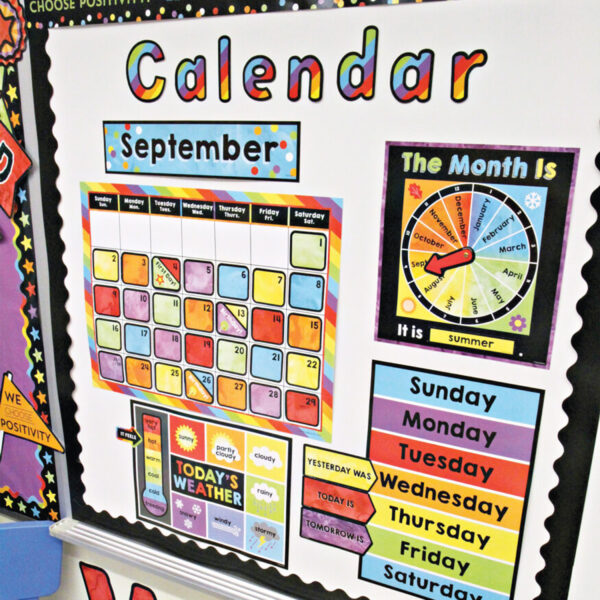 Celebrate Learning Calendar Bulletin Board Set, 2 Sets