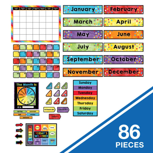 Celebrate Learning Calendar Bulletin Board Set