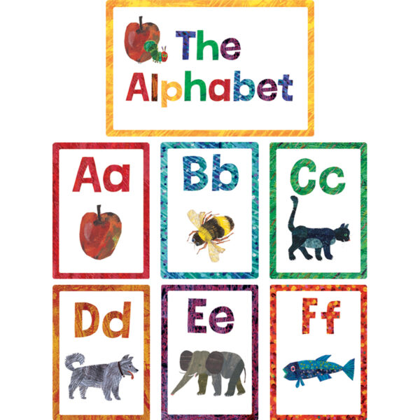 World of Eric Carle Alphabet Bulletin Board Set, 27 Pieces