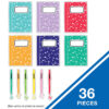 ERSCD-120632-3_1.jpg Notebooks and Pens Cut-Outs, 36 Per Pack, 3 Packs
