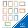 Creatively Inspired Frame Tags Cut-Outs, 36 Per Pack, 3 Packs