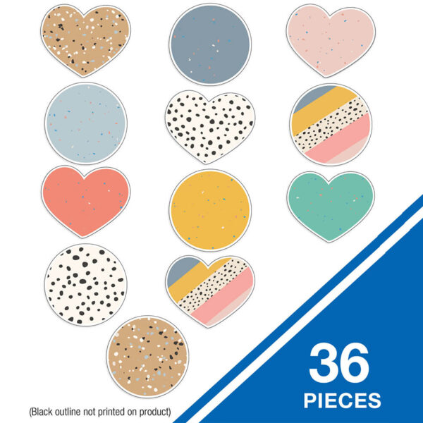ERSCD-120650-3_3.jpg We Belong Jumbo Hearts & Dots Cut-Outs, 12 Per Pack, 3 Packs