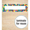Eric Carle Dots Desk Nameplates, 36 Per Pack, 6 Packs