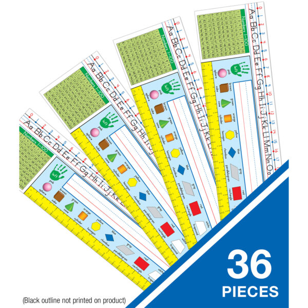 Traditional Manuscript Nameplates, Grade 1-3, 36 Per Pack, 3 Packs