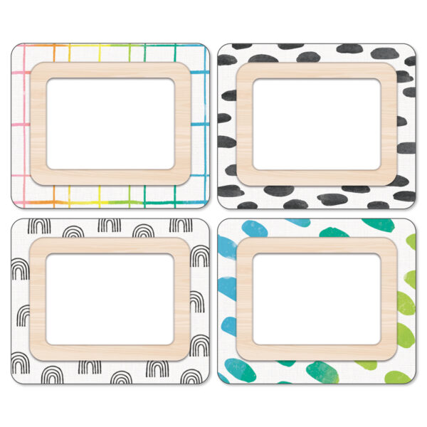 Creatively Inspired Name Tags, 40 Per Pack, 6 Packs