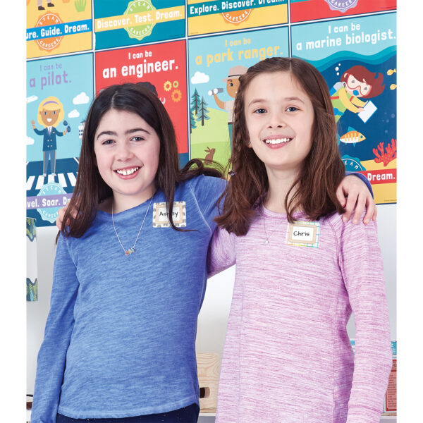 Creatively Inspired Name Tags, 40 Per Pack, 6 Packs