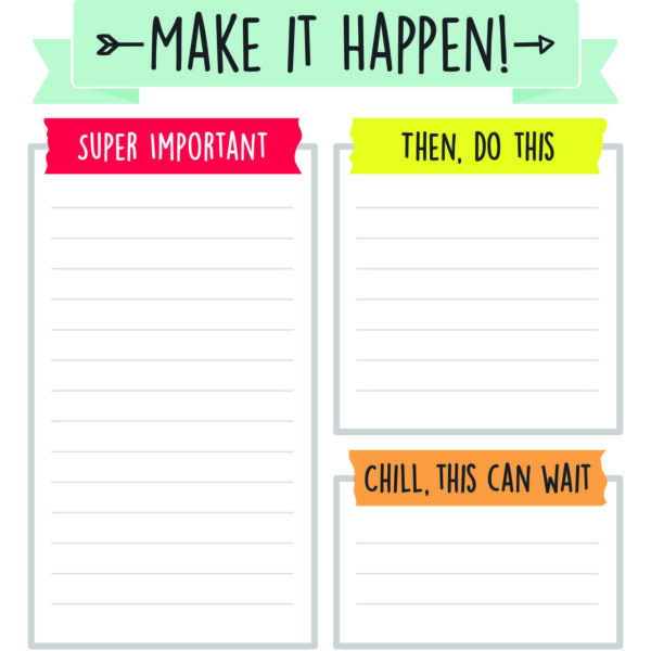 Aim High Notepad, Pack of 6