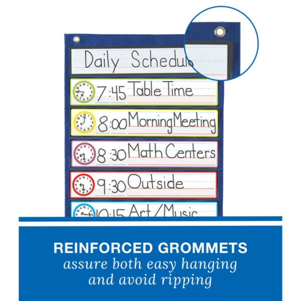Deluxe Scheduling Pocket Chart