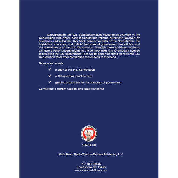Understanding the U.S. Constitution, Grades 5-12