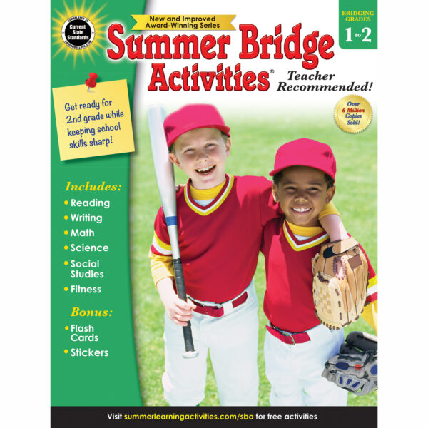 CD-704697-1-2.indd Summer Bridge Activities Workbook, Grade 1-2, Paperback