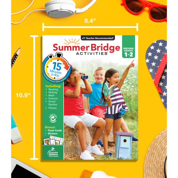 ERSCD-704697_3.jpg Summer Bridge Activities Workbook, Grade 1-2, Paperback