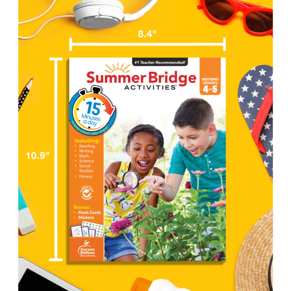 ERSCD-704700_4.jpg Summer Bridge Activities Workbook, Grade 4-5, Paperback