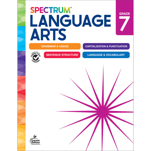 ERSCD-705497.jpg Spectrum Language Arts Workbook, Grade 7
