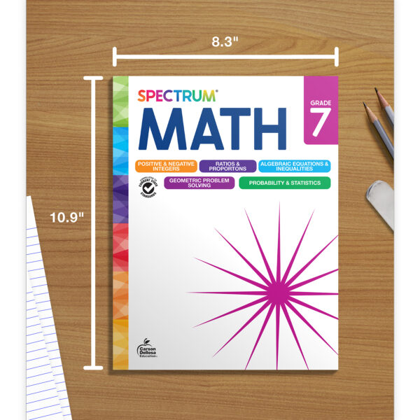 Spectrum Math Workbook, Grade 7