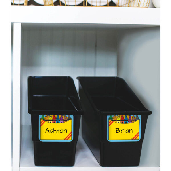 Crayon Box Name Tags, 40 Per Pack, 6 Packs