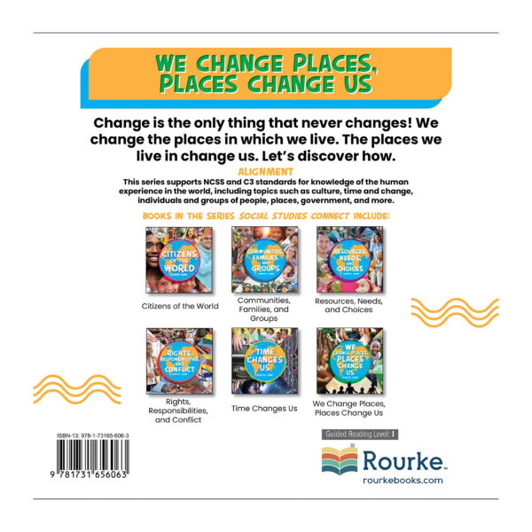 We Change Places, Places Change Us Hardcover