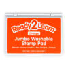 Jumbo Washable Stamp Pad - Orange - 6.2"L x 4.1"W - Pack of 2