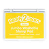 Jumbo Washable Stamp Pad - Yellow - 6.2"L x 4.1"W - Pack of 2