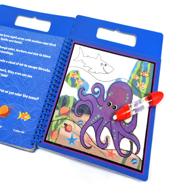 ERSCE-10069-6_2.jpg Water Art Activity Book - Sea Life, Pack of 6