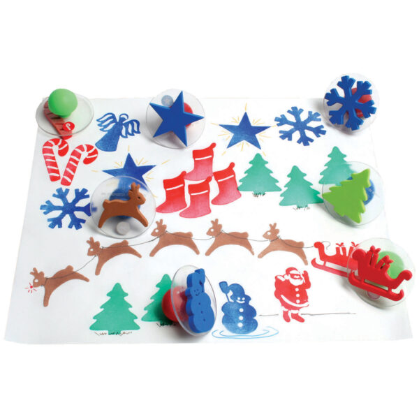 Giant Stampers - Christmas Shapes - 10 Per Set - 2 Sets