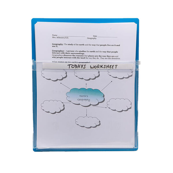 ERSCHL26400_2.jpg Magnetic Pockets, 9.5"W x 11.75"H, 4 Assorted Colors Per Pack