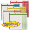ERSCHL29030.jpg Dry Erase Pockets, 9" x 12", Assorted Colors, Set of 30