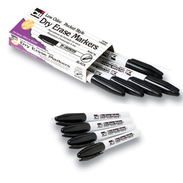 ERSCHL29130_1.jpg Reusable Dry Erase Pockets Class Pack with Markers and Cloth Erasers