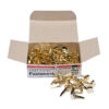 Paper Fasteners, 1-2", 100 Per Pack, 20 Packs