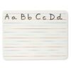 Dry Erase Board, 2-Sided Lined-Plain, 9" x 12", Pack of 6