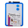 ERSCHL35200-4_2.jpg Framed Magnetic Dry Erase Board with Marker & Magnets, Assorted Colors, 8.5" x 11", Pack of 4