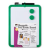 ERSCHL35200-4_4.jpg Framed Magnetic Dry Erase Board with Marker & Magnets, Assorted Colors, 8.5" x 11", Pack of 4
