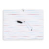 "My First" Dry Erase Board with Marker-Eraser, Two-Sided Plain-Lined, White, Pack of 12