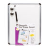 ERSCHL35314-3_1.jpg Framed Magnetic Dry Erase Board with Marker & Magnets, Silver Frame, 11" x 14", Pack of 3