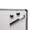 ERSCHL35314-3_2.jpg Framed Magnetic Dry Erase Board with Marker & Magnets, Silver Frame, 11" x 14", Pack of 3