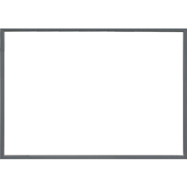 Magnetic Dry Erase Board, 17" x 23", w-Eraser-Marker and 2 Magnets, Gray Frame, 1 Each