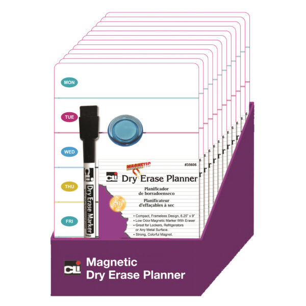 Dont forget Mini Magnetic Dry Erase Planning Boards with Marker & Magnet, Set of 12