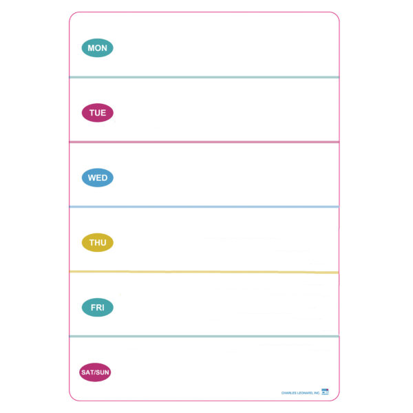 Dont forget Mini Magnetic Dry Erase Planning Boards with Marker & Magnet, Set of 12