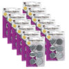 ERSCHL35906-12.jpg Designer Button Style Magnets, Super Strong - Assorted Black & White Designs, 6 Per Pack, 12 Packs