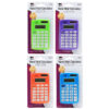 ERSCHL39100ST_1.jpg Calculator, Hand Held, 8 Digit, Assorted Colors, Pack of 12, Carded