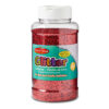 Creative Arts Glitter, 1 lb. Bottle, Red, Pack of 3