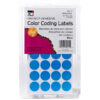 Color Coding Labels, 3-4", Blue, 1000 Per Pack, 12 Packs