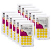 Color Coding Labels, 3-4", Yellow, 1000 Per Pack, 12 Packs